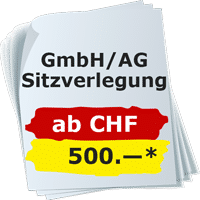 GmbH / AG Sitzverlegung ab 500 CHF